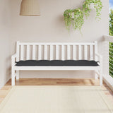 Vidaxl tuinbankkussen 180x50x7 cm oxford stof zwart