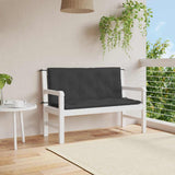 Vidaxl tuinbankkussen 120x(50+50)x7 cm oxford stof zwart