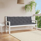 Vidaxl tuinbankkussen 180x(50+50)x7 cm oxford stof antracietkleurig