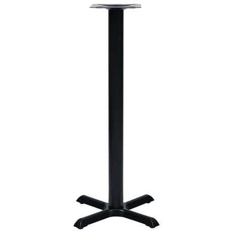 Vidaxl bistrotafelpoot 56x56x107 cm gietijzer zwart
