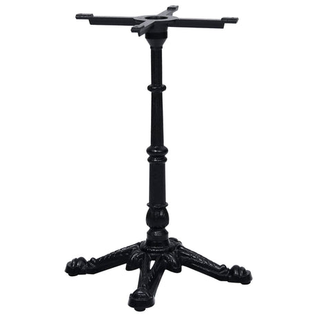 Vidaxl bistrotafelpoot 52x52x72 cm gietijzer zwart