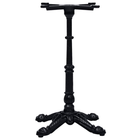 Vidaxl bistrotafelpoot 52x52x72 cm gietijzer zwart