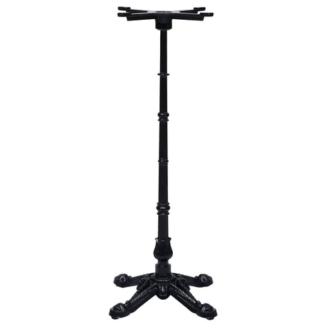 Vidaxl bistrotafelpoot 52x52x108 cm gietijzer zwart