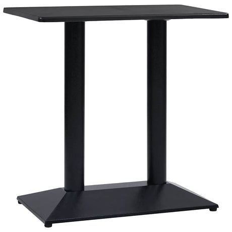 Vidaxl bistrotafelpoot 70x40x72 cm gietijzer zwart