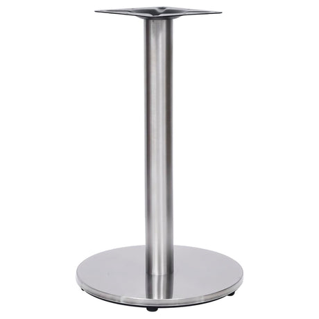 Vidaxl bistrotafelpoot ø45x72 cm roestvrij staal zilverkleurig