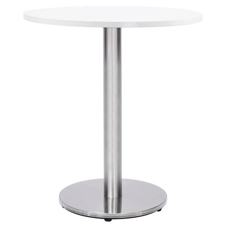 Vidaxl bistrotafelpoot ø45x72 cm roestvrij staal zilverkleurig
