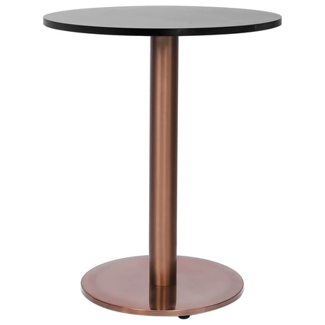 Vidaxl bistrotafelpoot ø45x72 cm roestvrij staal goudkleurig