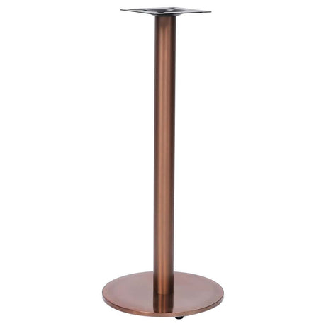 Vidaxl bistrotafelpoot ø45x107 cm roestvrij staal goudkleurig