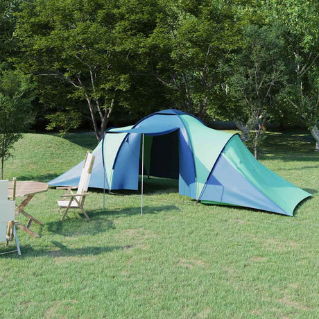 Vidaxl tent 6-persoons blauw en groen