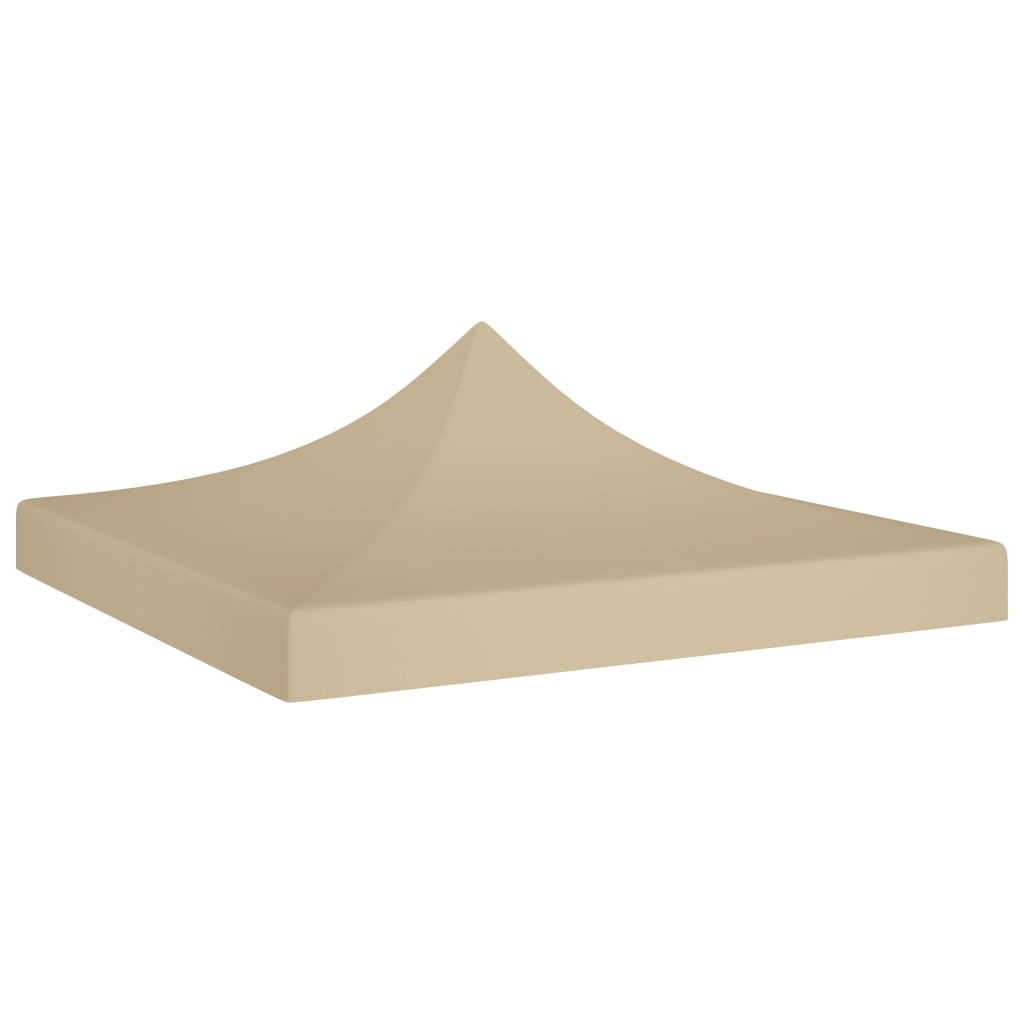 Vidaxl partytentdak 270 g m² 3x3 m beige