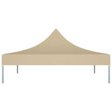 Vidaxl partytentdak 270 g m² 3x3 m beige