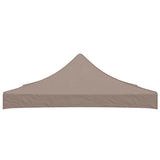 Vidaxl partytentdak 270 g m² 3x3 m taupe