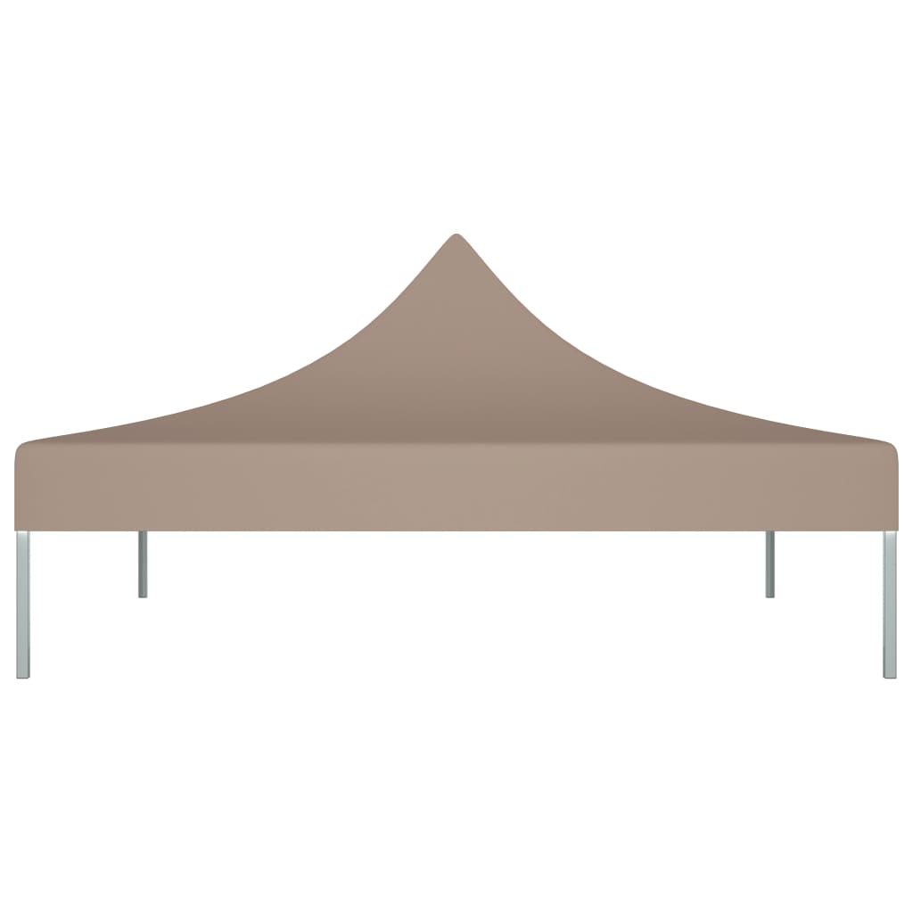 Vidaxl partytentdak 270 g m² 3x3 m taupe