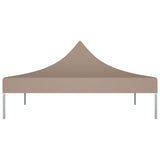 Vidaxl partytentdak 270 g m² 3x3 m taupe