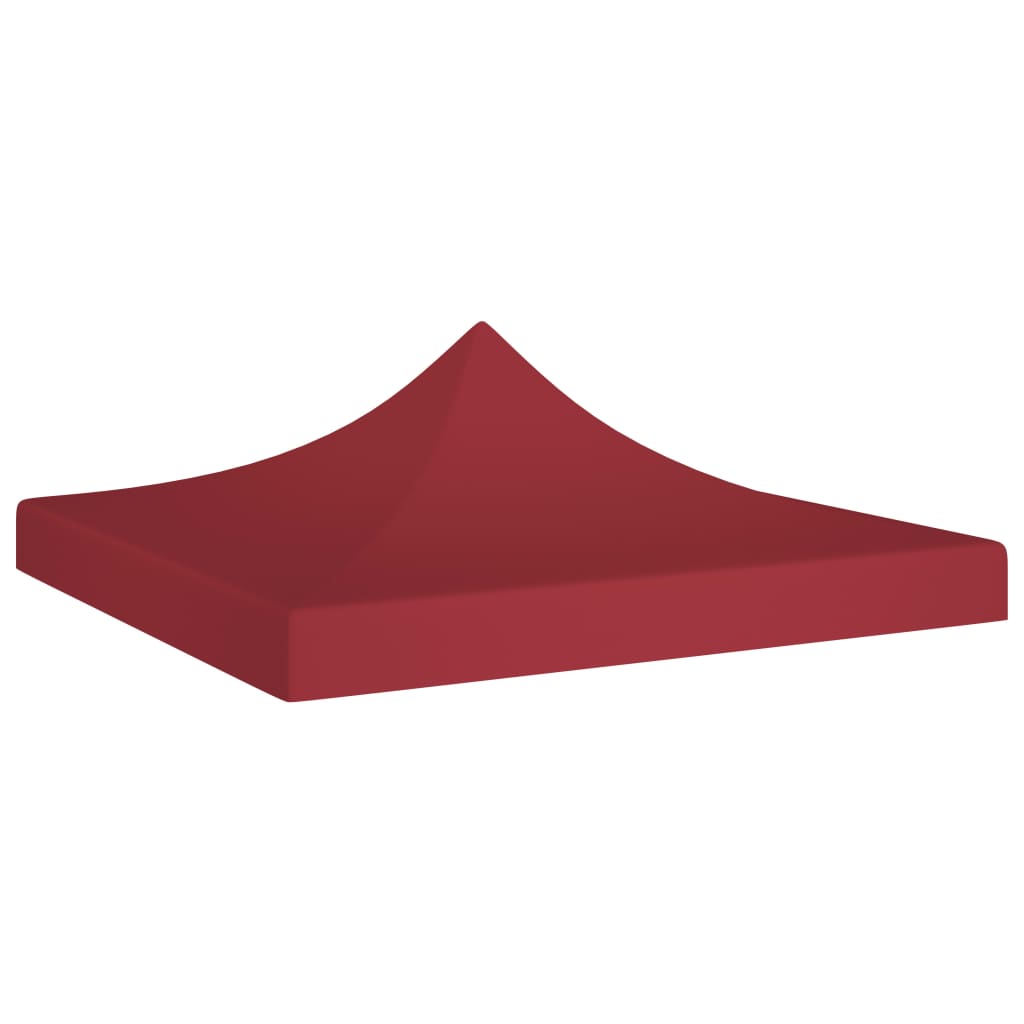 Vidaxl partytentdak 270 g m² 3x3 m bordeauxrood