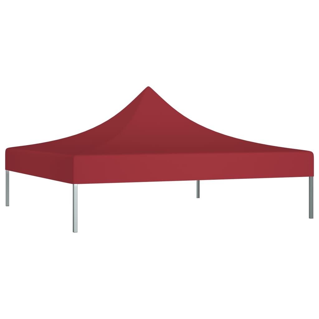 Vidaxl partytentdak 270 g m² 3x3 m bordeauxrood