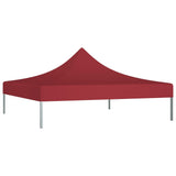 Vidaxl partytentdak 270 g m² 3x3 m bordeauxrood