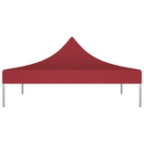 Vidaxl partytentdak 270 g m² 3x3 m bordeauxrood