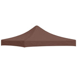 Vidaxl partytentdak 270 g m² 3x3 m bruin