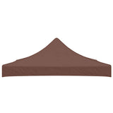 Vidaxl partytentdak 270 g m² 3x3 m bruin