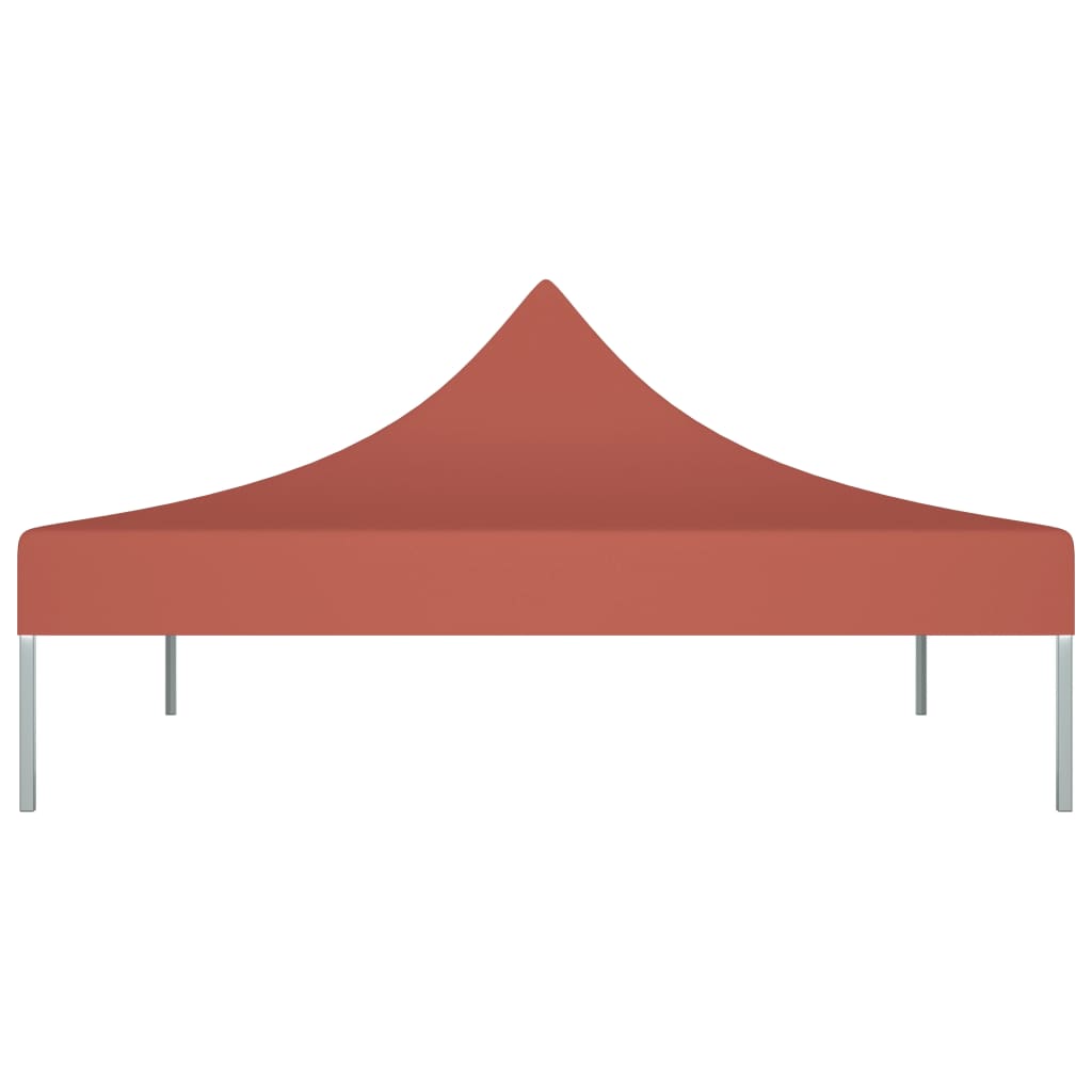 Vidaxl partytentdak 270 g m² 3x3 m terracotta