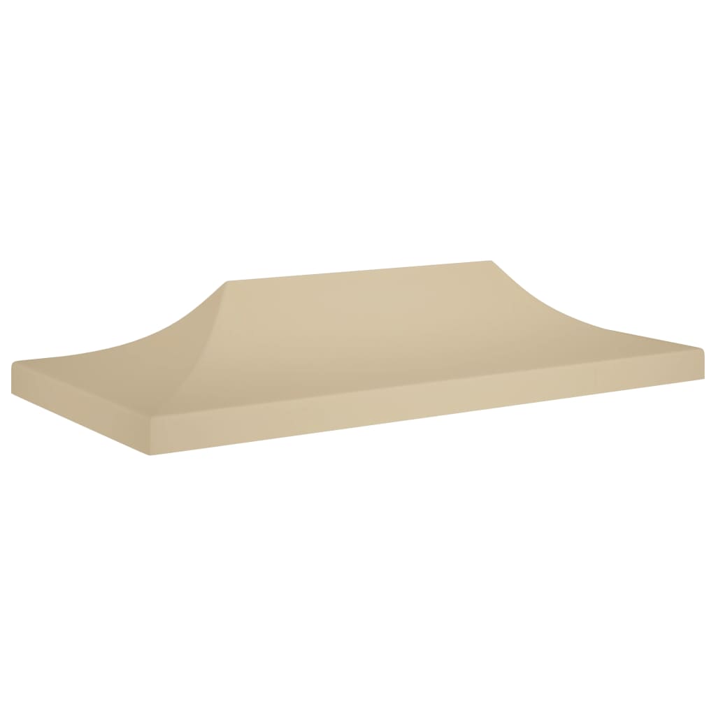 Vidaxl partytentdak 270 g m² 6x3 m beige