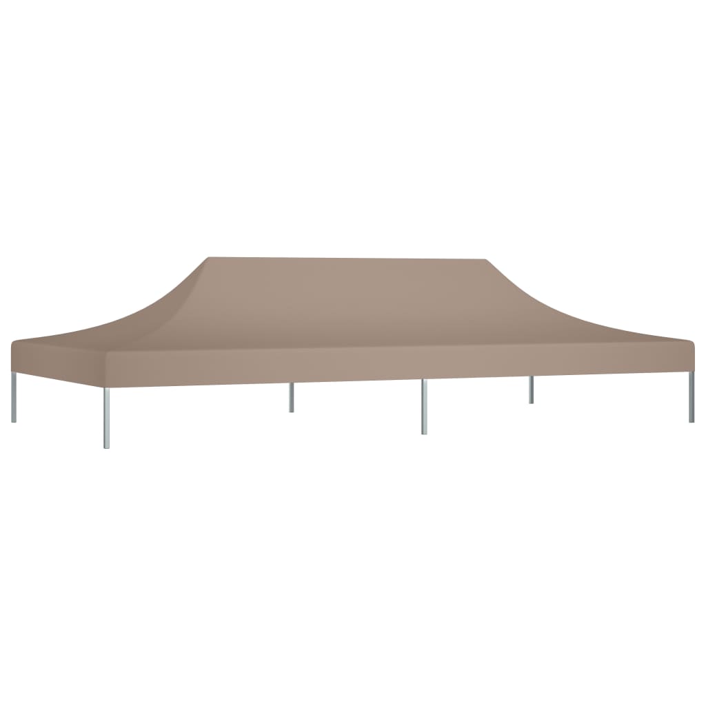 Vidaxl partytentdak 270 g m² 6x3 m taupe