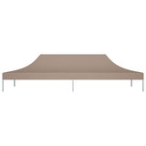 Vidaxl partytentdak 270 g m² 6x3 m taupe