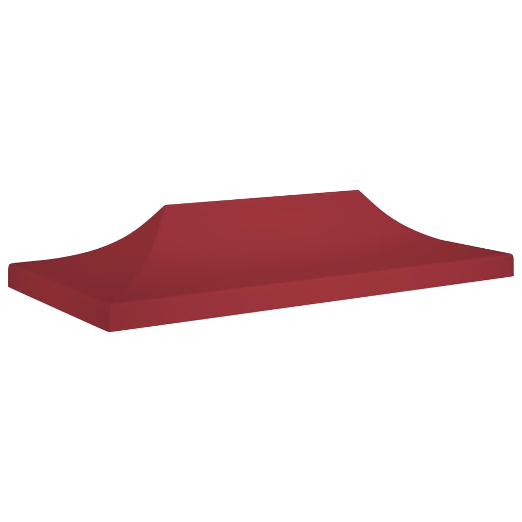 Vidaxl partytentdak 270 g m² 6x3 m bordeauxrood