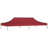 Vidaxl partytentdak 270 g m² 6x3 m bordeauxrood