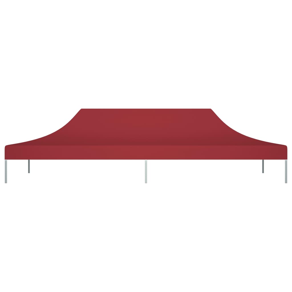 Vidaxl partytentdak 270 g m² 6x3 m bordeauxrood