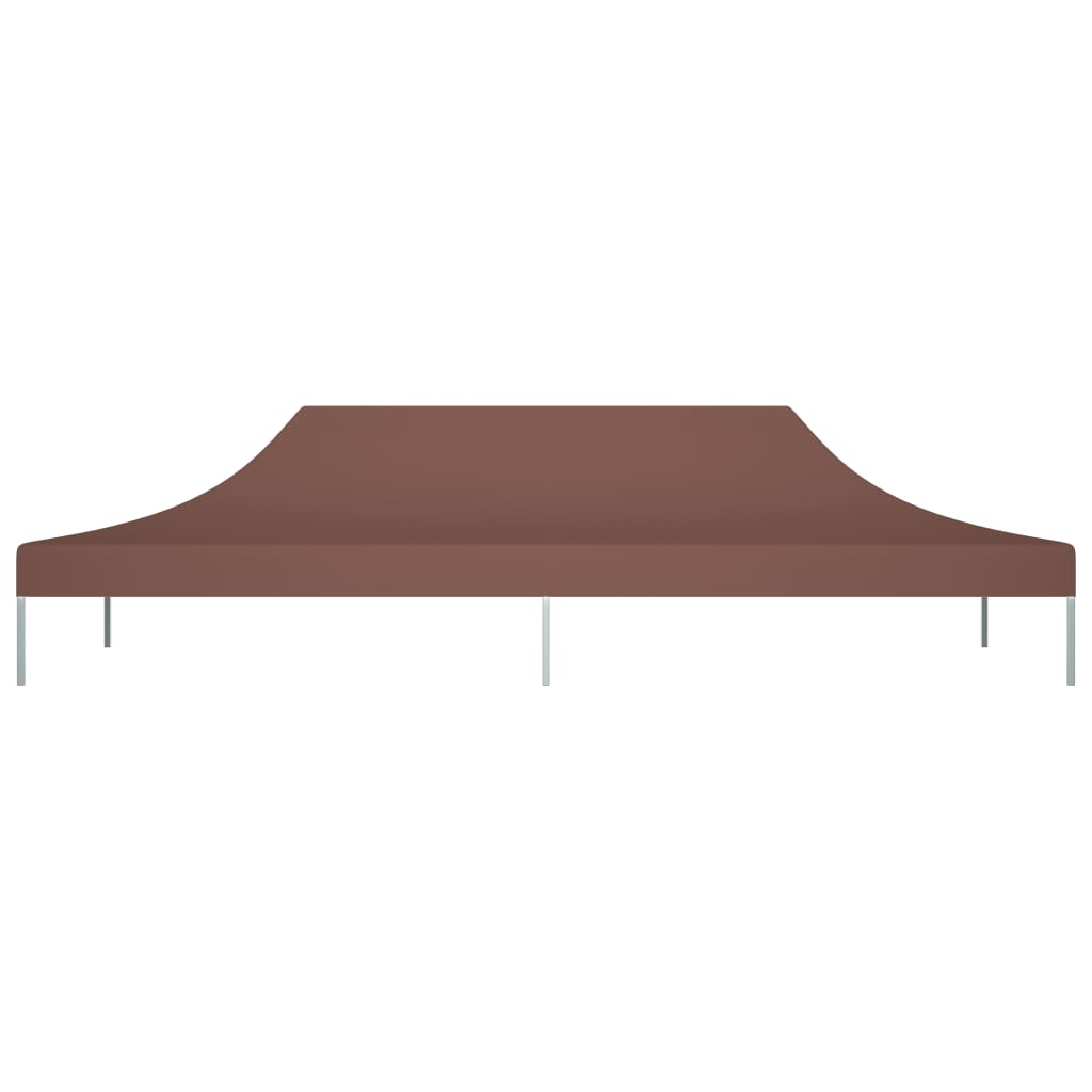 Vidaxl partytentdak 270 g m² 6x3 m bruin