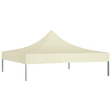 Vidaxl partytentdak 270 g m² 2x2 m crème