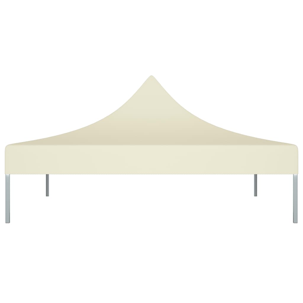 Vidaxl partytentdak 270 g m² 2x2 m crème