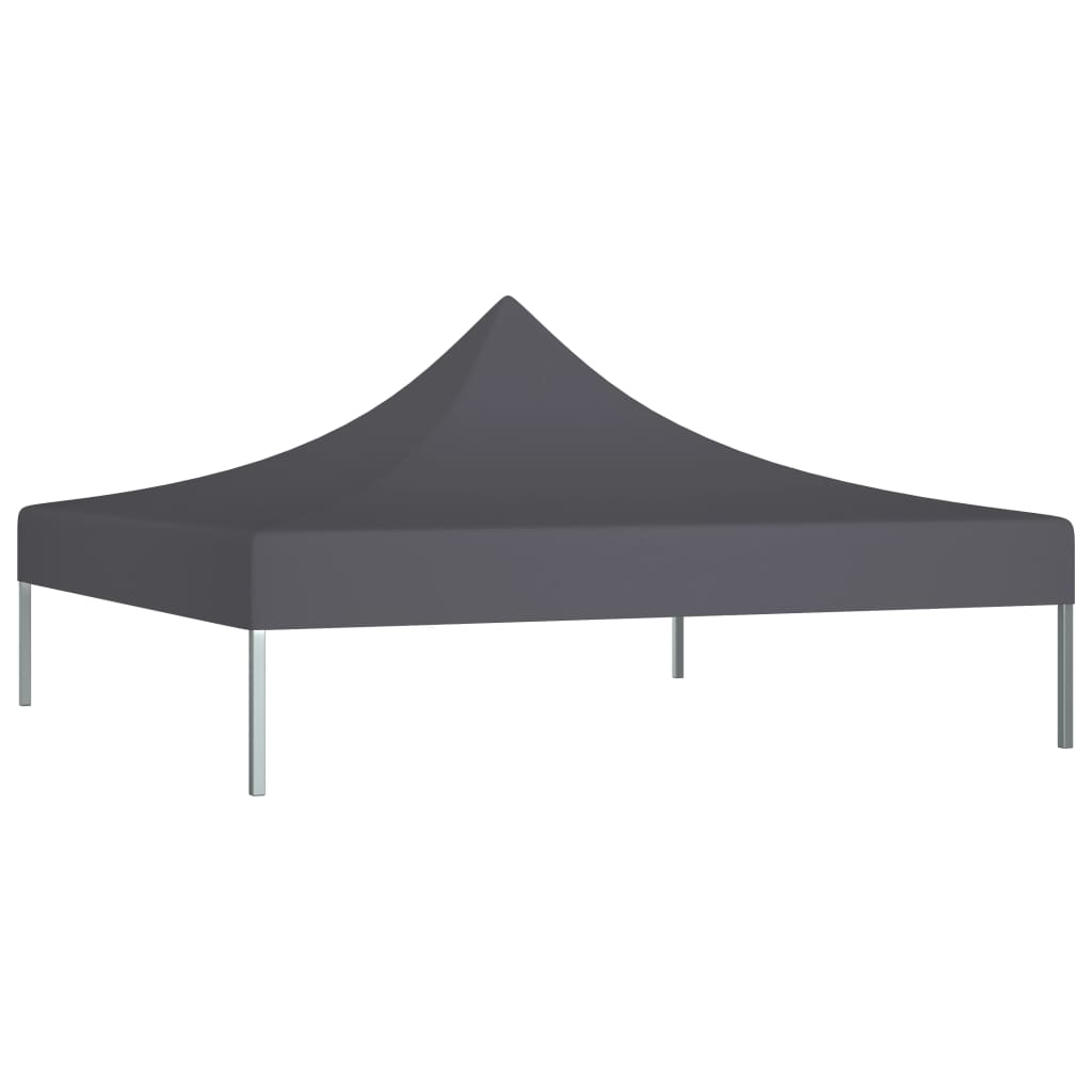 Vidaxl partytentdak 270 g m² 2x2 m antraciet