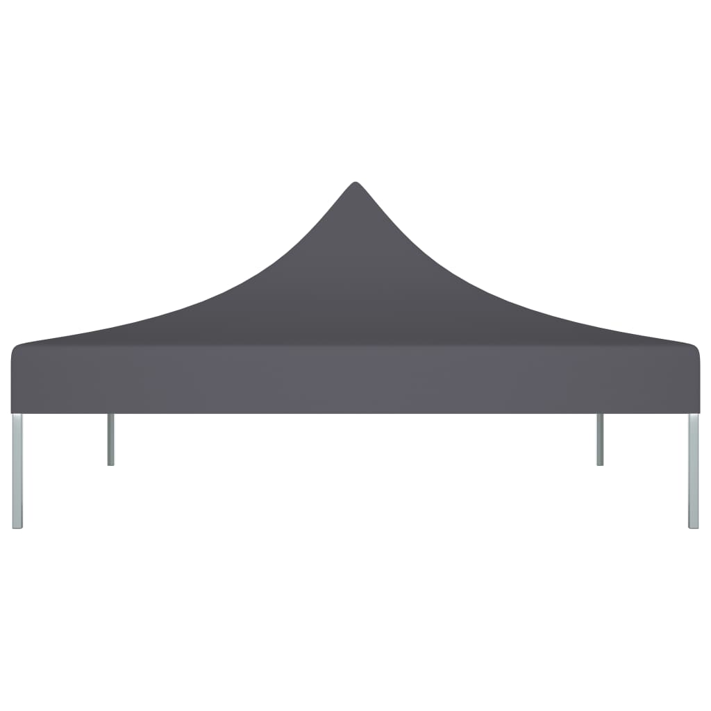 Vidaxl partytentdak 270 g m² 2x2 m antraciet