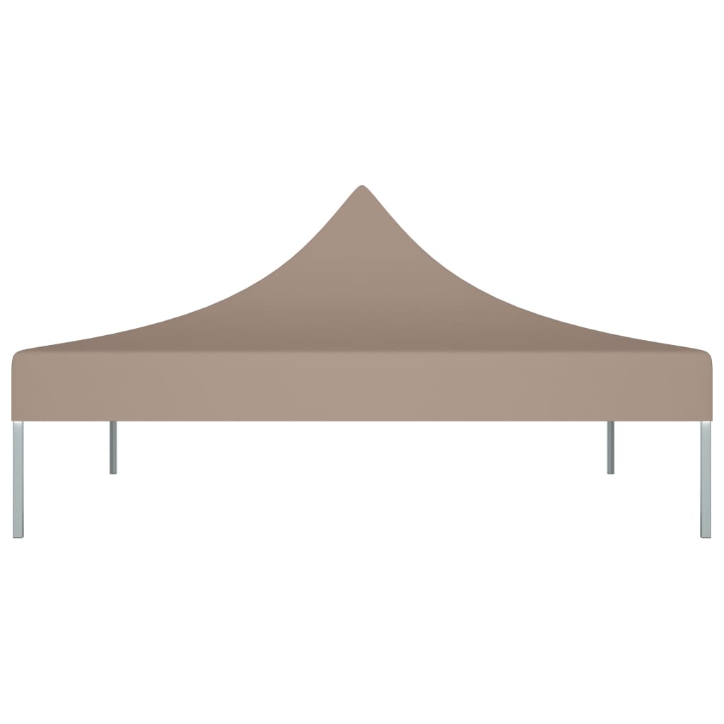 Vidaxl partytentdak 270 g m² 2x2 m taupe