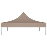 Vidaxl partytentdak 270 g m² 2x2 m taupe