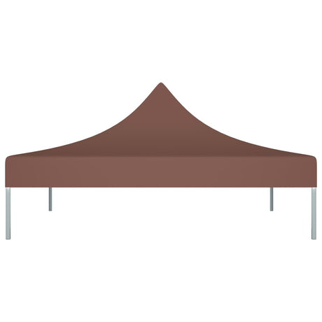 Vidaxl partytentdak 270 g m² 2x2 m bruin