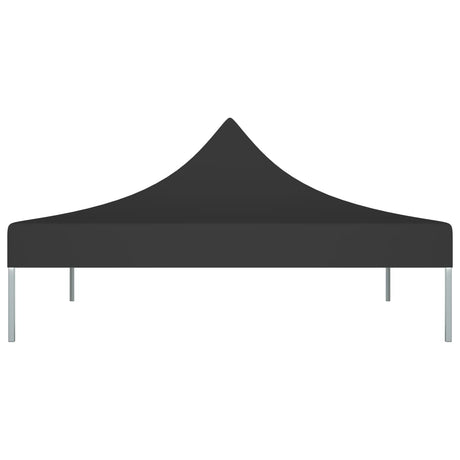 Vidaxl partytentdak 270 g m² 2x2 m zwart