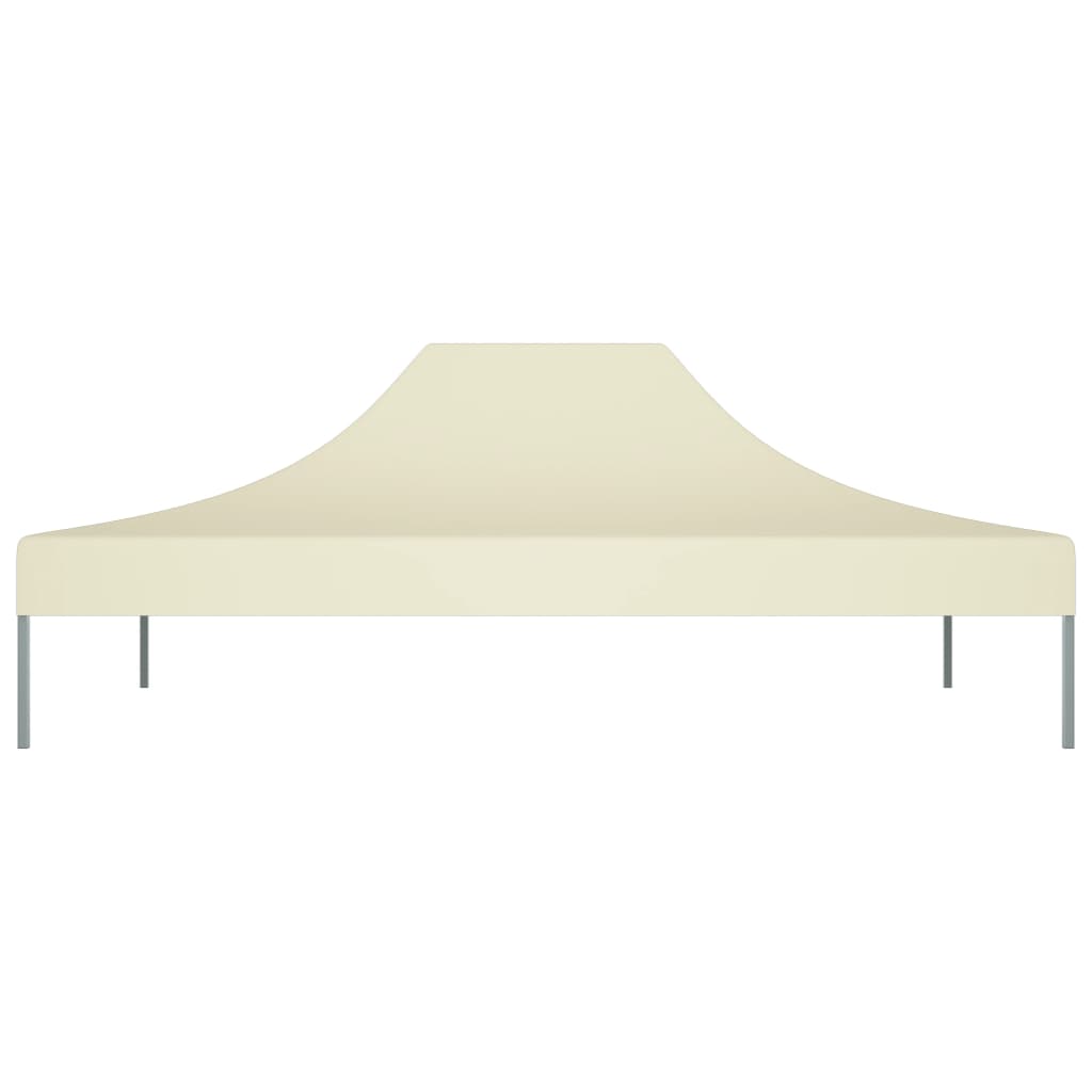 Vidaxl partytentdak 270 g m² 4x3 m crème