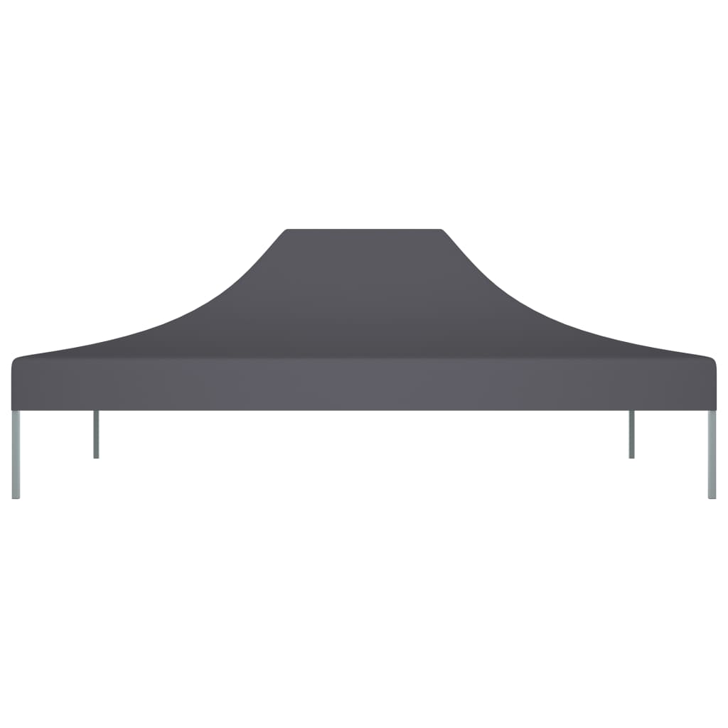 Vidaxl partytentdak 270 g m² 4x3 m antraciet