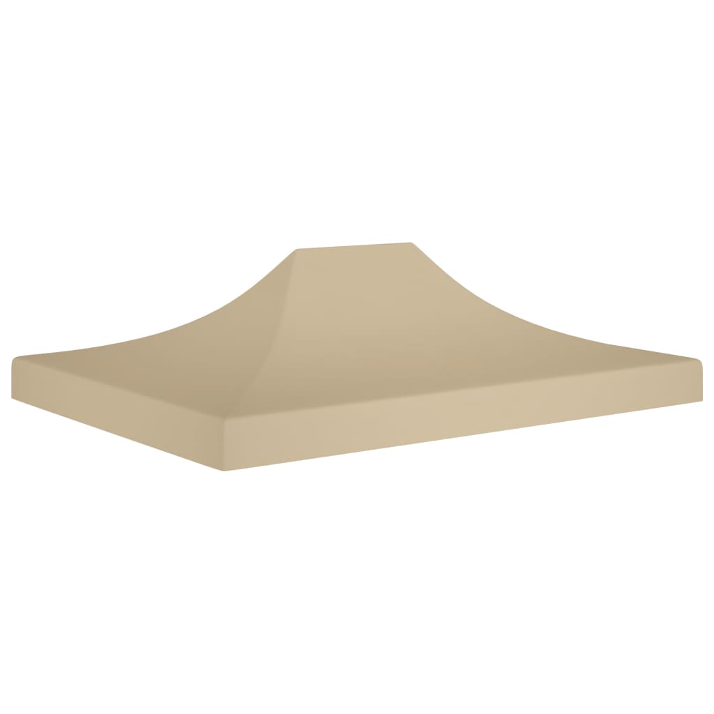 Vidaxl partytentdak 270 g m² 4x3 m beige