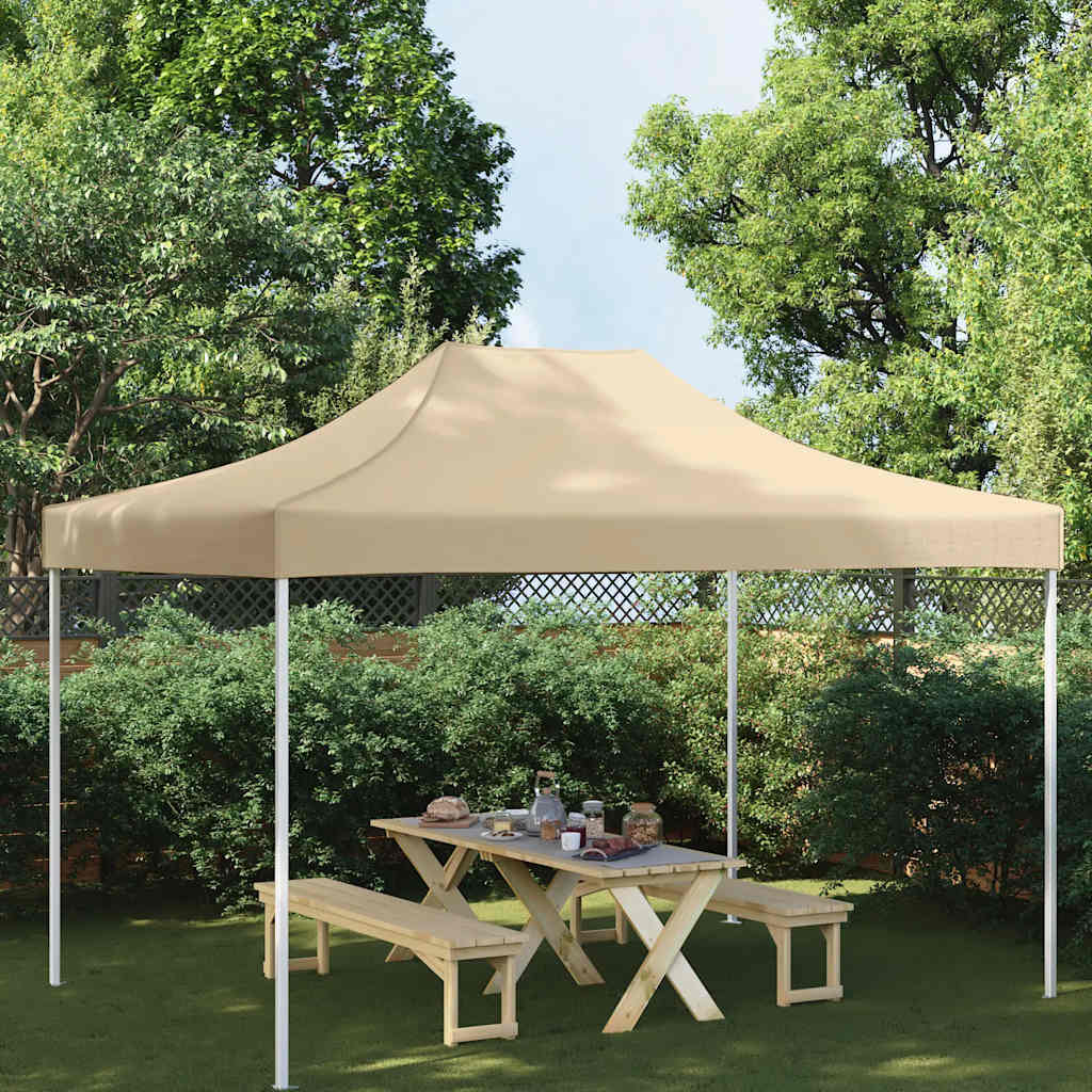 Vidaxl partytentdak 270 g m² 4x3 m beige