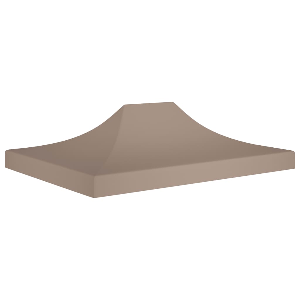 Vidaxl partytentdak 270 g m² 4x3 m taupe