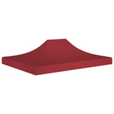 Vidaxl partytentdak 270 g m² 4x3 m bordeauxrood