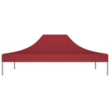 Vidaxl partytentdak 270 g m² 4x3 m bordeauxrood