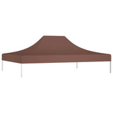 Vidaxl partytentdak 270 g m² 4x3 m bruin