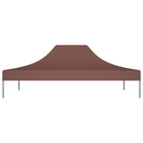 Vidaxl partytentdak 270 g m² 4x3 m bruin