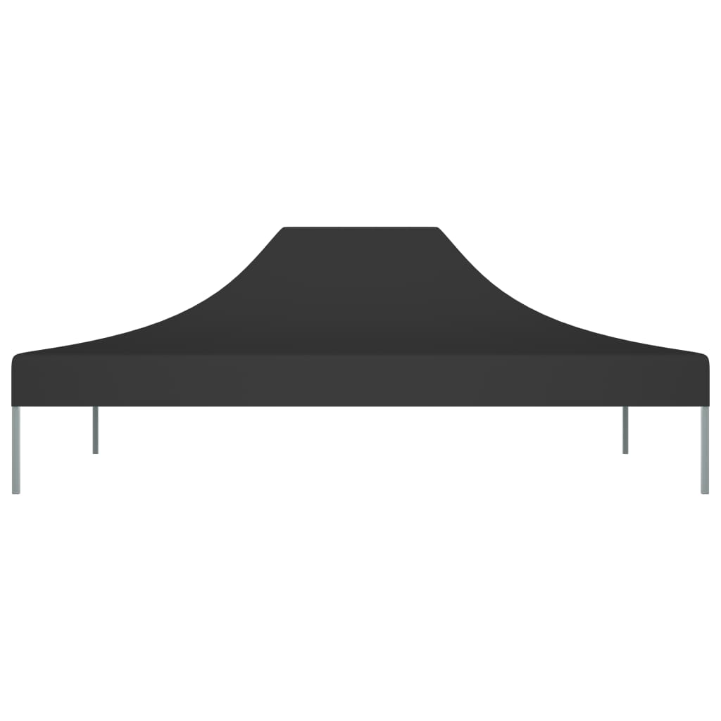 Vidaxl partytentdak 270 g m² 4x3 m zwart